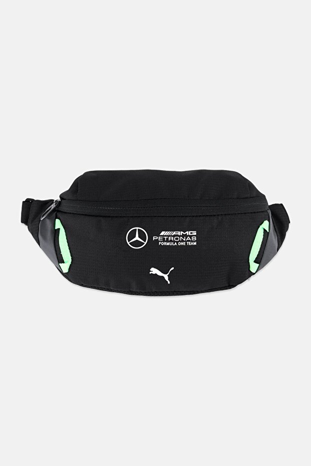 Men Brand Logo Fanny Pack Bag, Black