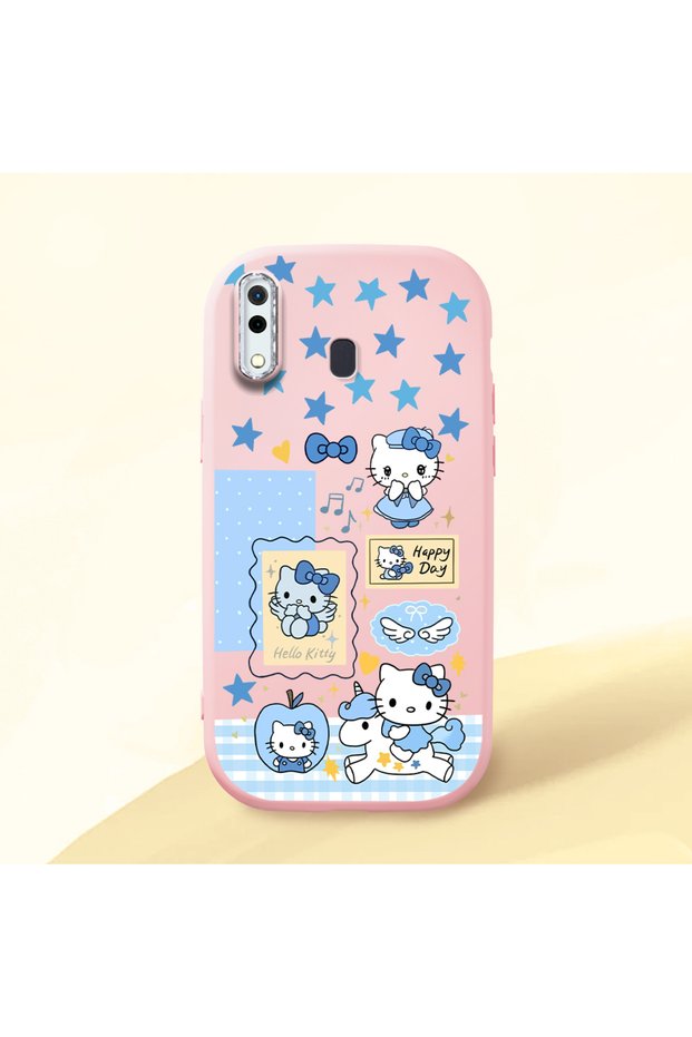 Pink Silicone Case with Shock-Absorbing Camera Protection Compatible with Samsung Galaxy A30