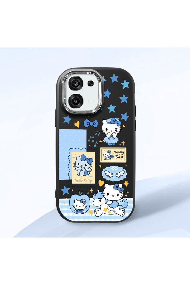 Oppo A6 Pro 4G/5G Compatible Shock-Absorbing Camera Protected Black Silicone Case