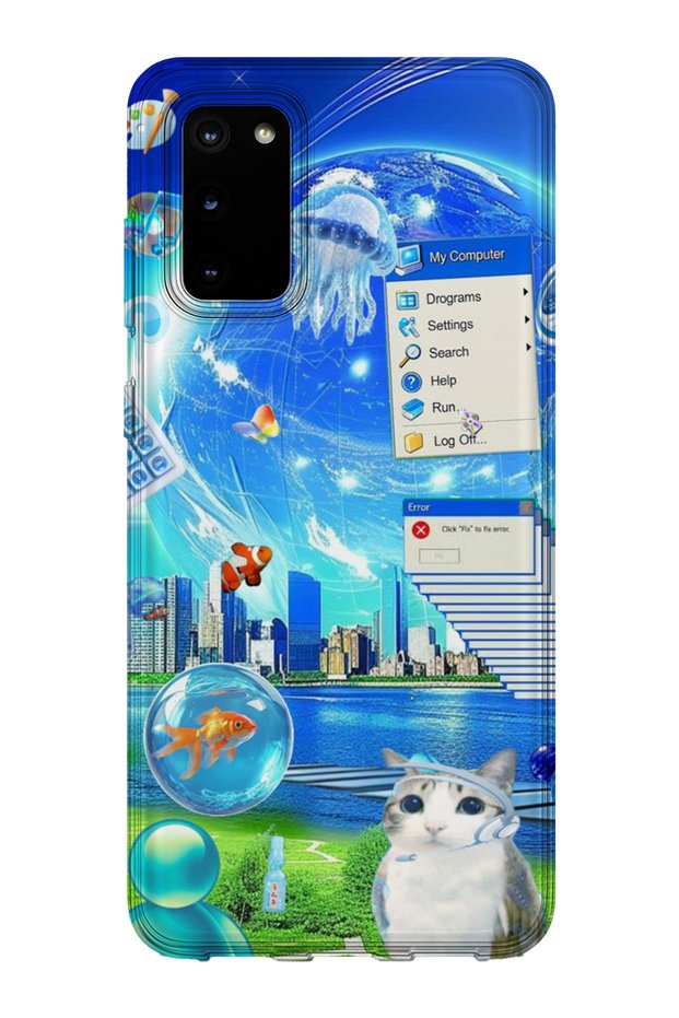 Samsung Galaxy S20 Compatible Printed Transparent Phone Case |   Collection: Aeroglass Mirage