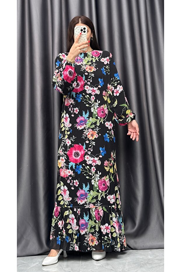 Floral Chiffon Dress