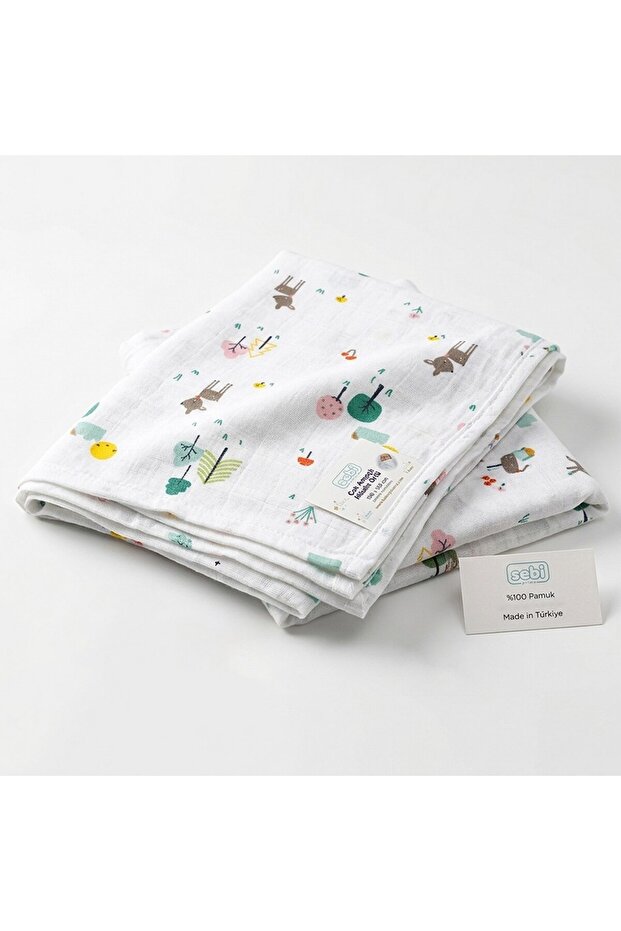 Multi-Purpose Muslin Blanket 100X120 cm