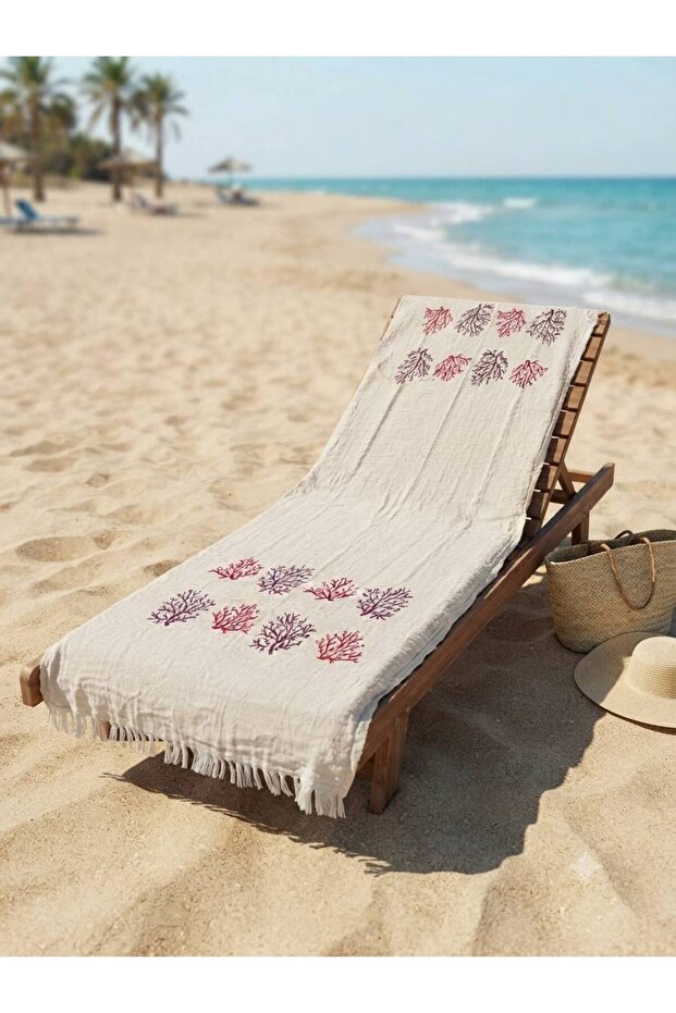 Muslin Peshtemal Printed 100% Cotton Beach Towel