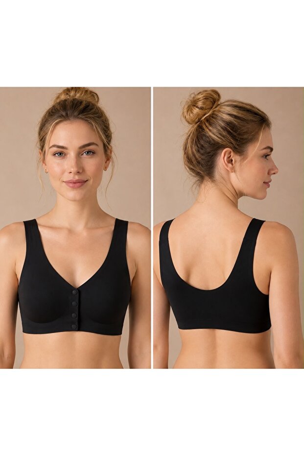 Laser Cut Front Snap-On Ghost Bra