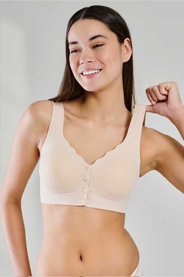 Women'S, Laser Cut, Non-Marking Bra (with Socks as a Gift)