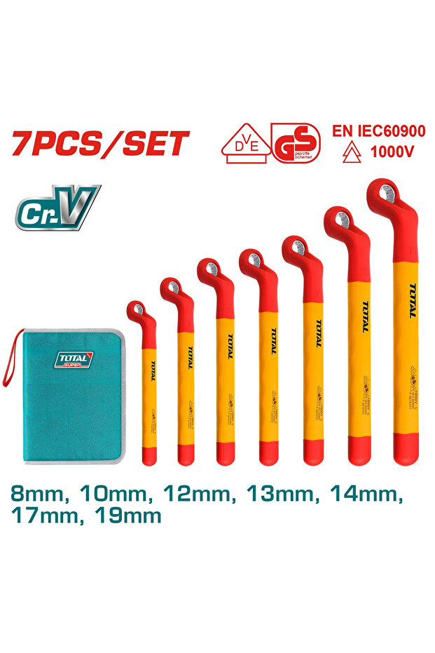 طقم مفتاح معزول اتوماتيك شنطة قماش 7PCS/SET