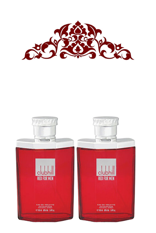 قطعتان من عطر كلوب هيل الأحمر للرجال 100 مل