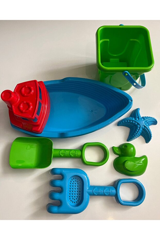 Boat Bucket Set 6-Piece Toy Set