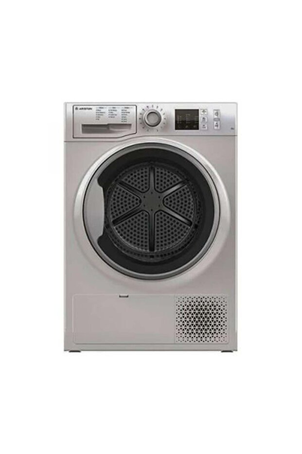 اريستون نشافة تعبئة امامية، تعمل بالتكثيف، 8 كجم، فضي - NTCM108BS