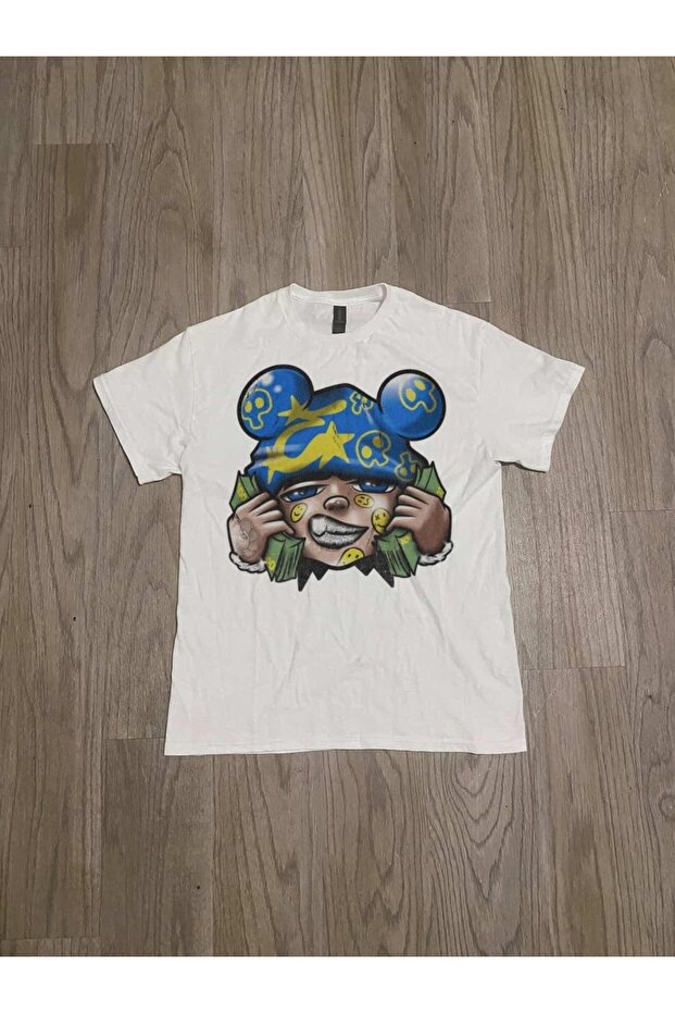 Motion Bands Printed Unisex Oversize T-Shirt