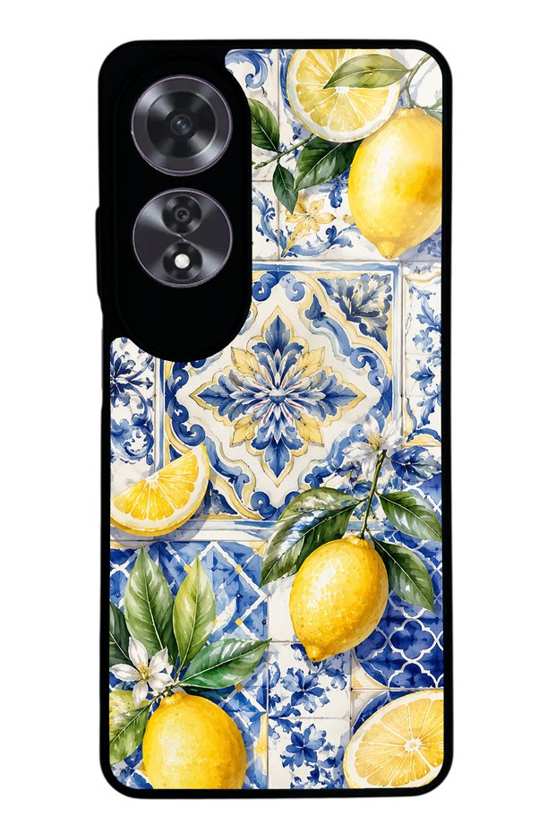 Oppo A60 Mediterranean Lemon Royale Design Glossy Phone Case