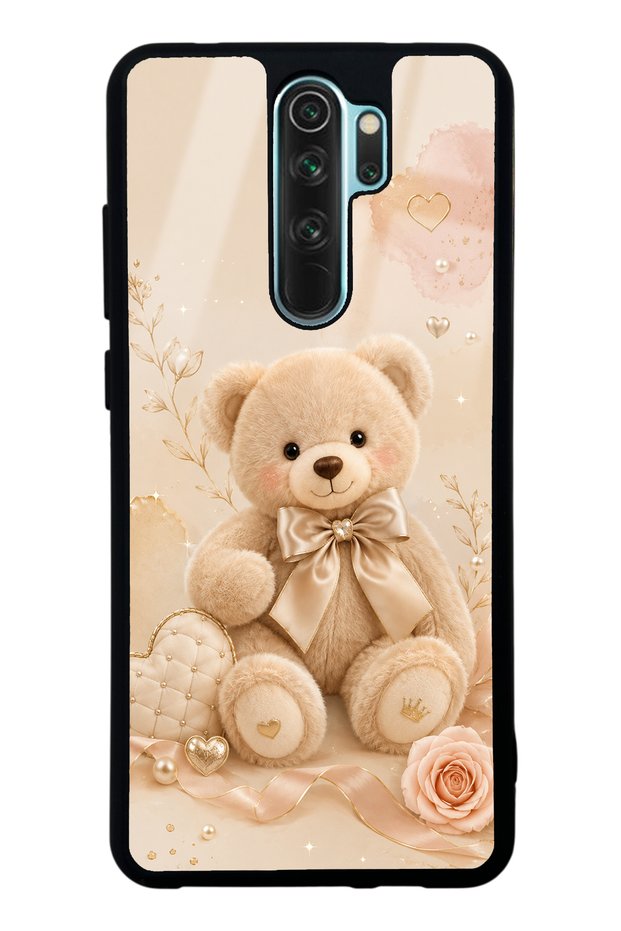 Xiaomi Redmi Note 8 Pro Pearl Teddy Design Glossy Phone Case