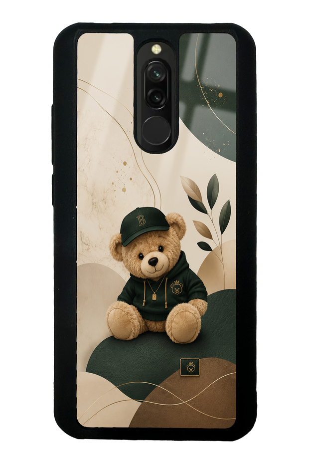 Xiaomi Redmi 8 Forest Teddy Design Glossy Phone Case