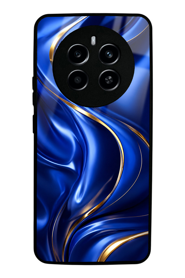 Realme 12 Pro Royal Sapphire Flow Design Glossy Phone Case