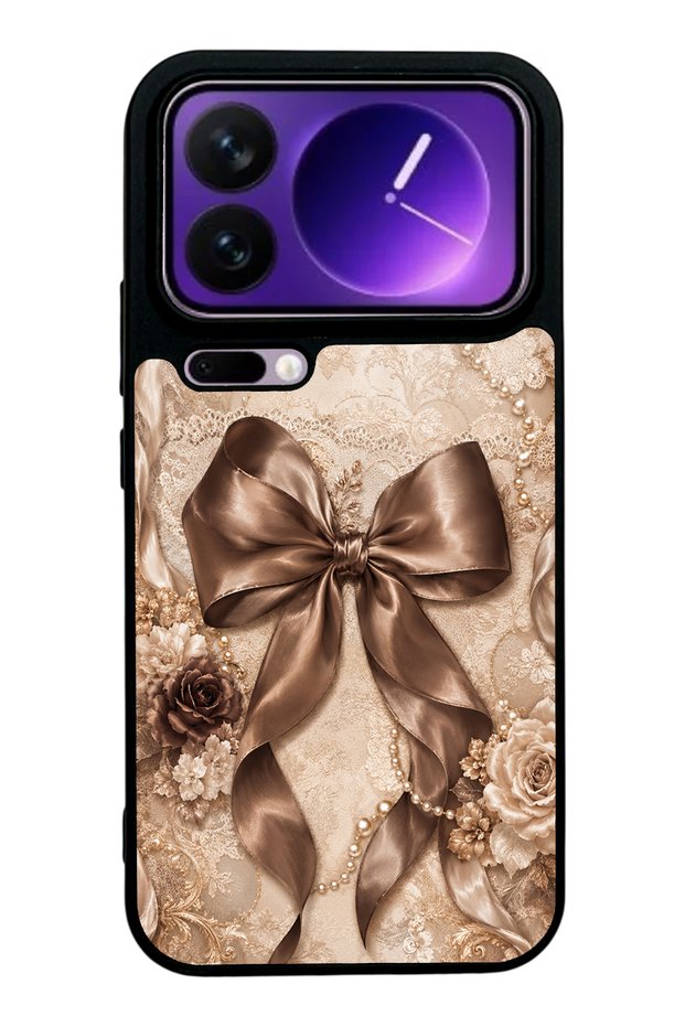 Xiaomi 17 Pro Max Bronze Pearl Design Glossy Phone Case