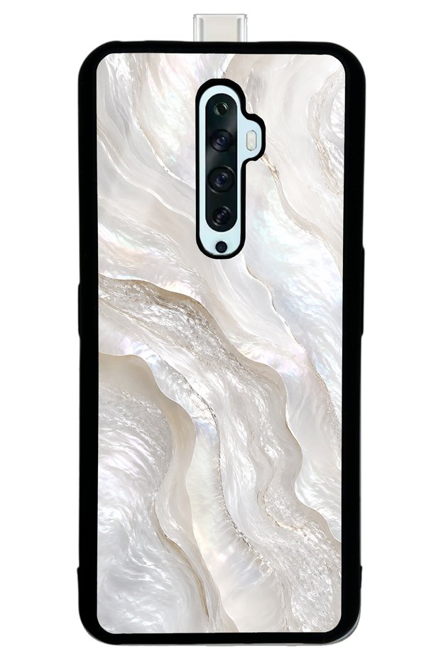 Oppo Reno 2Z Ivory Pearl Flow Design Glossy Phone Case