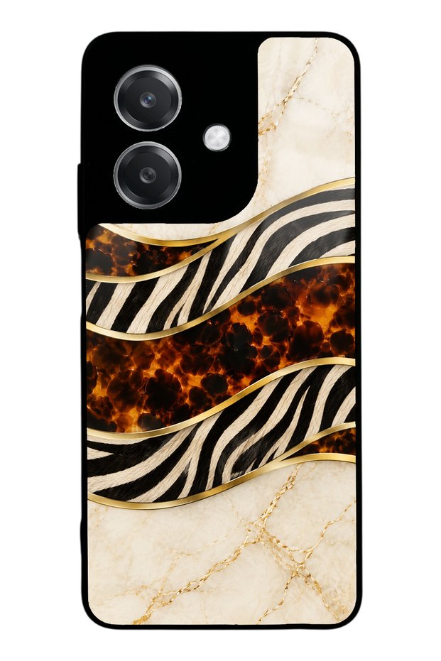 Oppo A3 Ivory Safari Design Glossy Phone Case