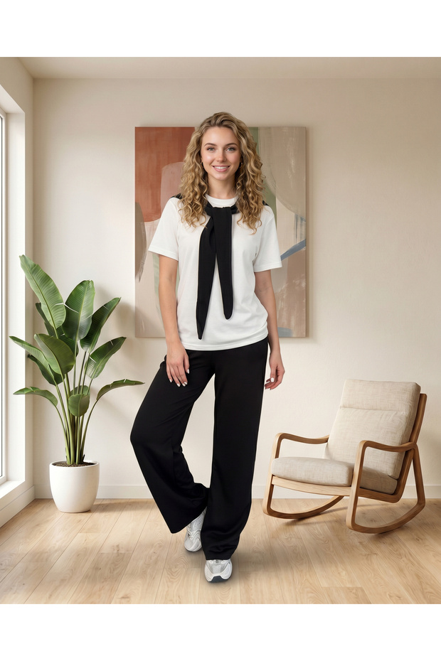 Lacing Detail Tracksuit Set