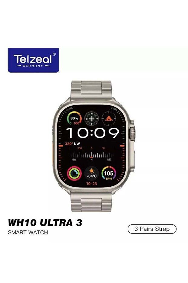 WH10 Ultra 3 Smartwatch – Stylish & Durable Wearable Technology