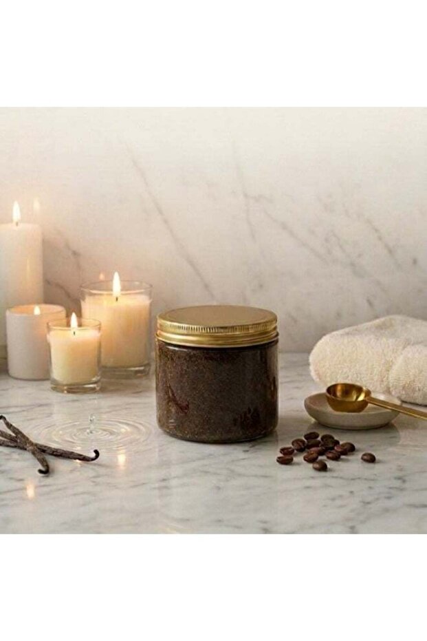 Aurora-Naturalis Handmade Coffee & Vanilla Body Scrub | Cellulite-Targeting | Firming & Energizing