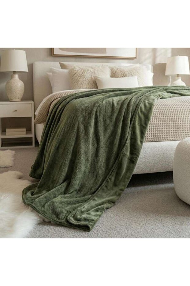 Warmwhisper Chenile Blanket 150x200cm - Olive