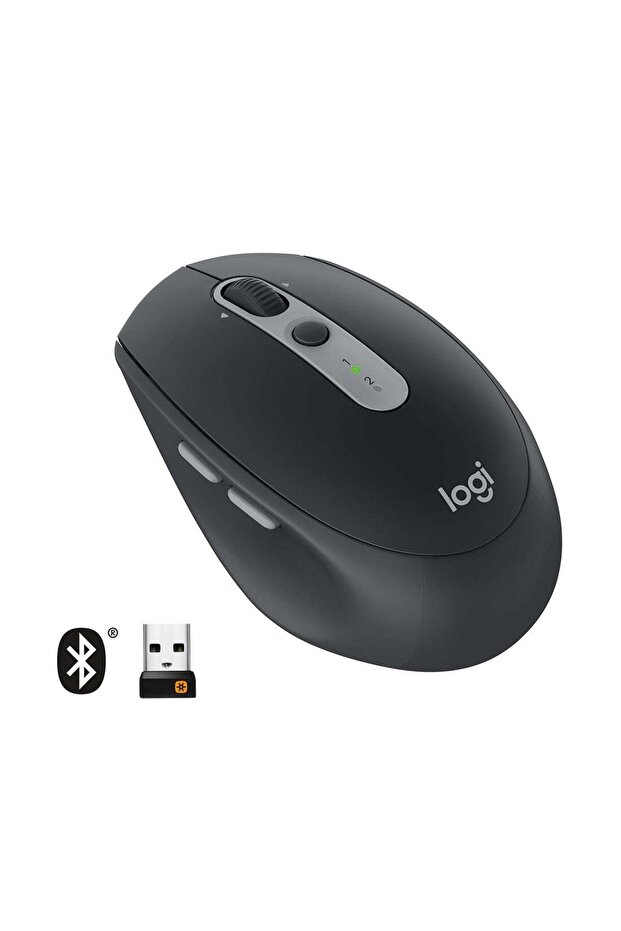ماوس لاسلكي صامت M590 مع مستقبل USB موحد باللون الأسود