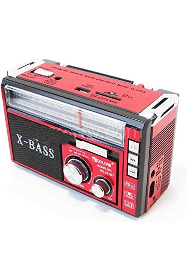 FM/AM/SW USB and Bluetooth Portable Radio