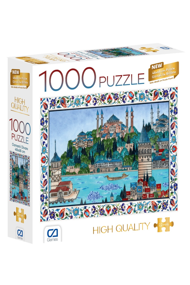 Ottoman Divan 1000 Pieces 2,2mm Thickness 48X68Cm Professional Hobby Puzzle Jigsaw Series
