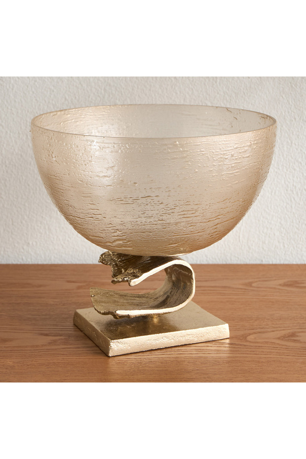Fatima Gildian Glass Decorative Bowl - 24 cm
