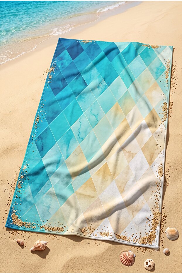 75X150 cm Beach Towel Floral & Artistic Collection Premium Custom Design Quick Drying Towel