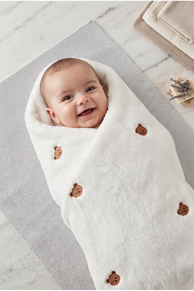 Newborn Baby Blanket, 100% Cotton Combed Double Layer Fabric 100*90cm