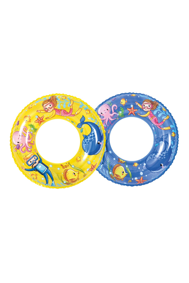 Ocean World Inflatable Pool & Beach Float Swim Ring, PVC