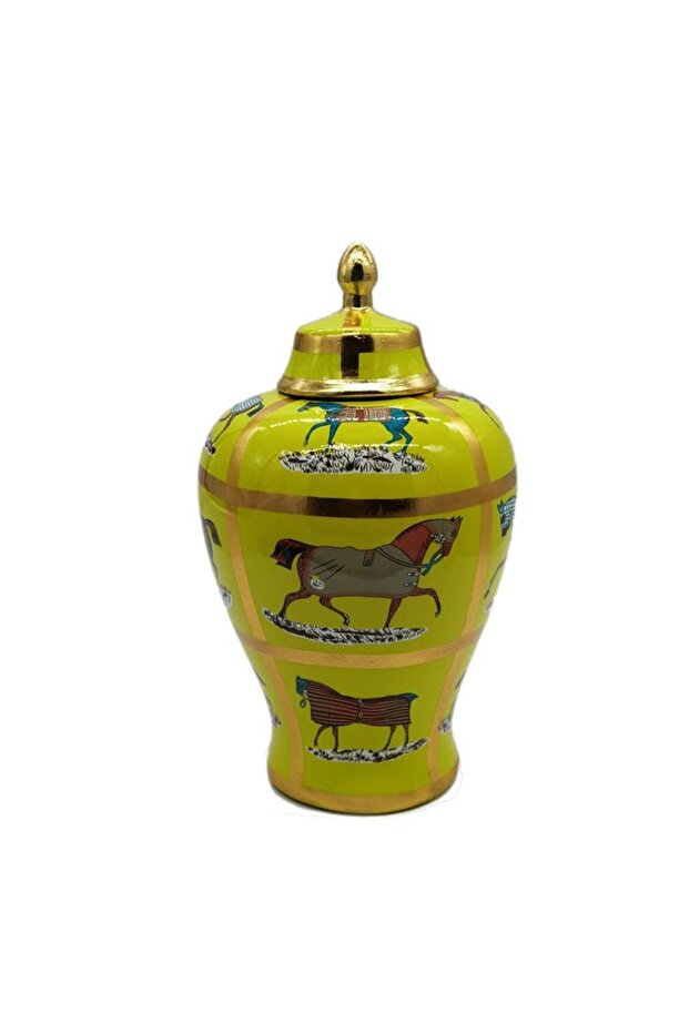 مكعب ذهبي أصفر منقوش 19×34 سم WX 197