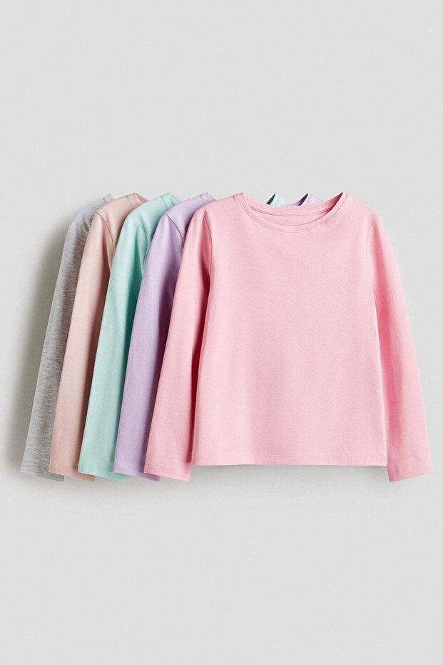 5-pack jersey tops