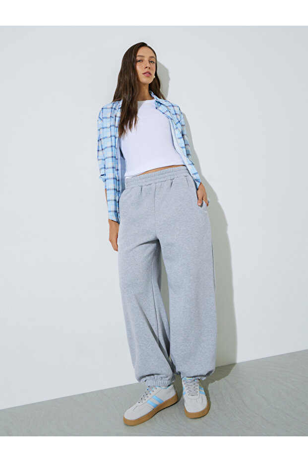 Grey Oversized Joggers
