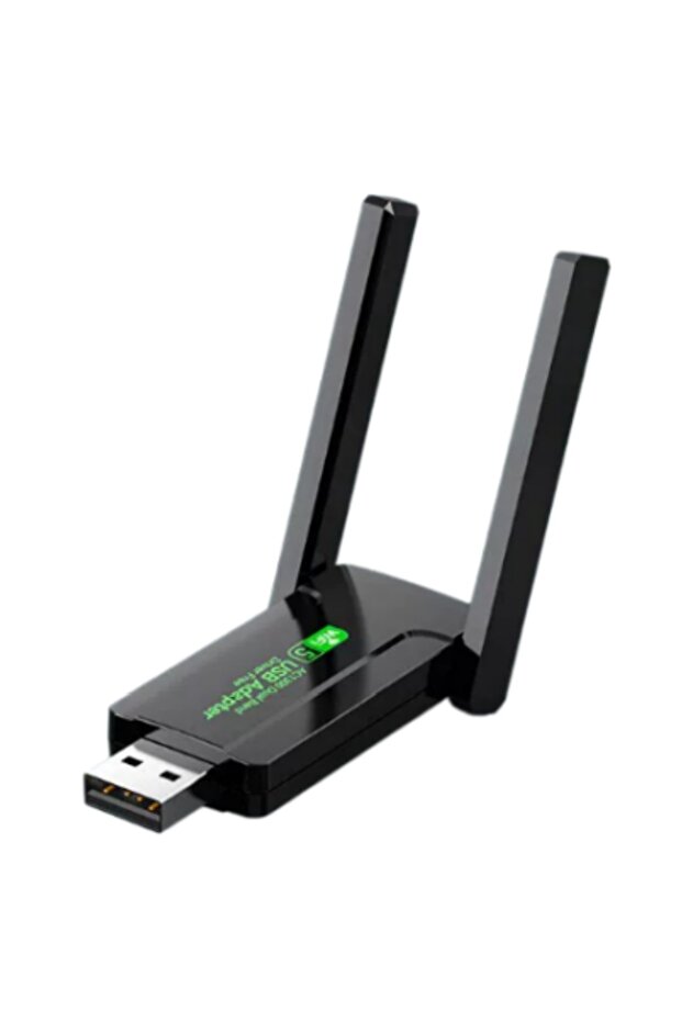 بطاقة شبكة لاسلكية AC1300 USB لا تتطلب برنامج تشغيل، ثنائية النطاق بسرعة 1300 ميجابت في الثانية لأجهزة الكمبيوتر المكتبية والمحمولة