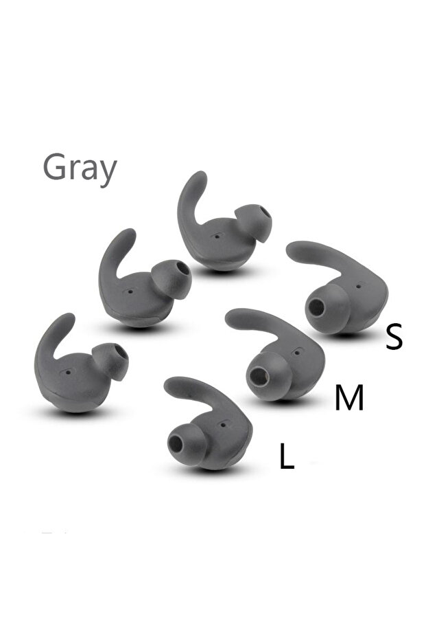Gray 1 set Ear Pads Silicone Case For Huawei Honor Xsport AM61 Bluetooth Earphone Covers Ear Caps C