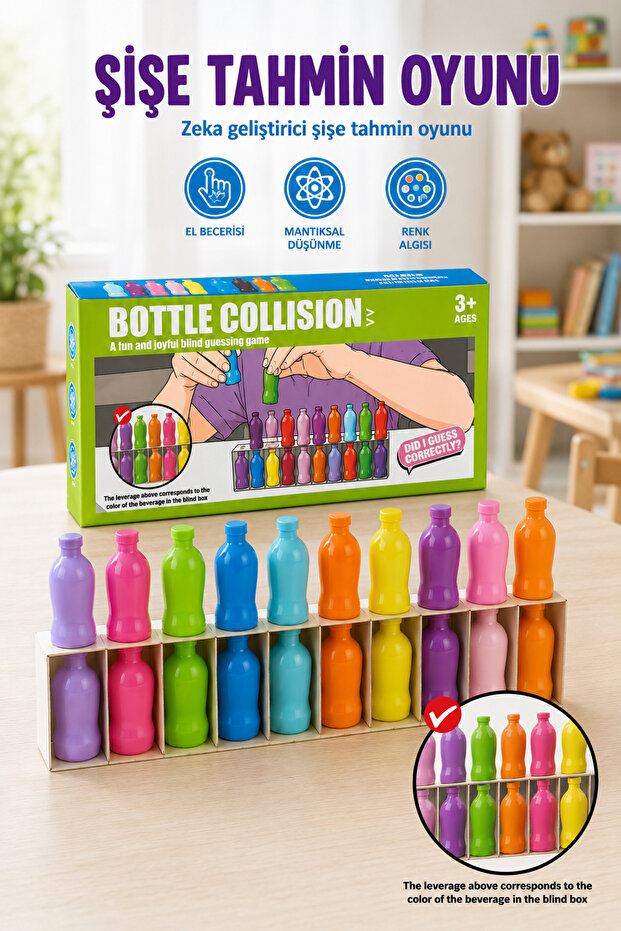 Bottle Game Guessing Game Montessori Children's Intelligence Game Bottle Game