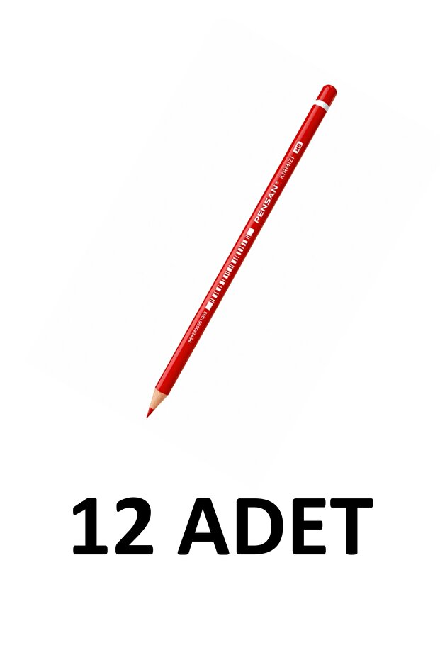 12 قلم نسخ أحمر