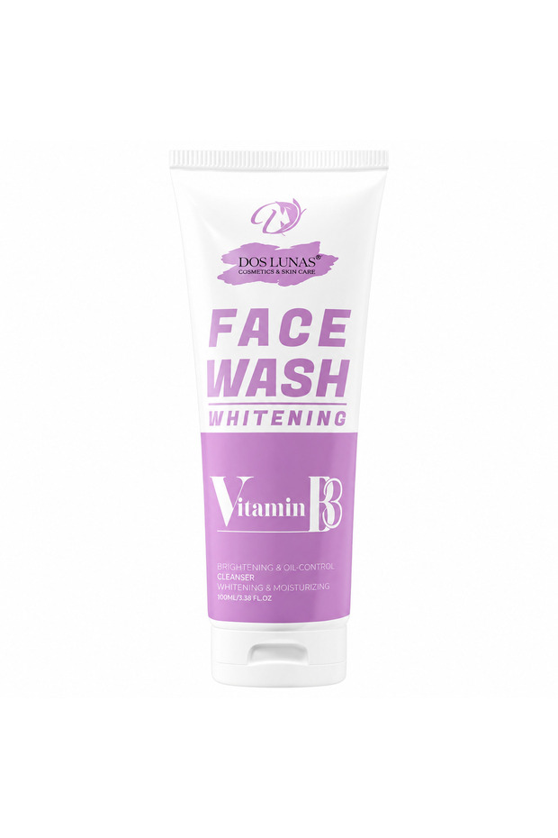 Dos Lunas Daily Foaming Cleanser, Face Wash With Vitamin B3, Whitening Face Wash 120 ml