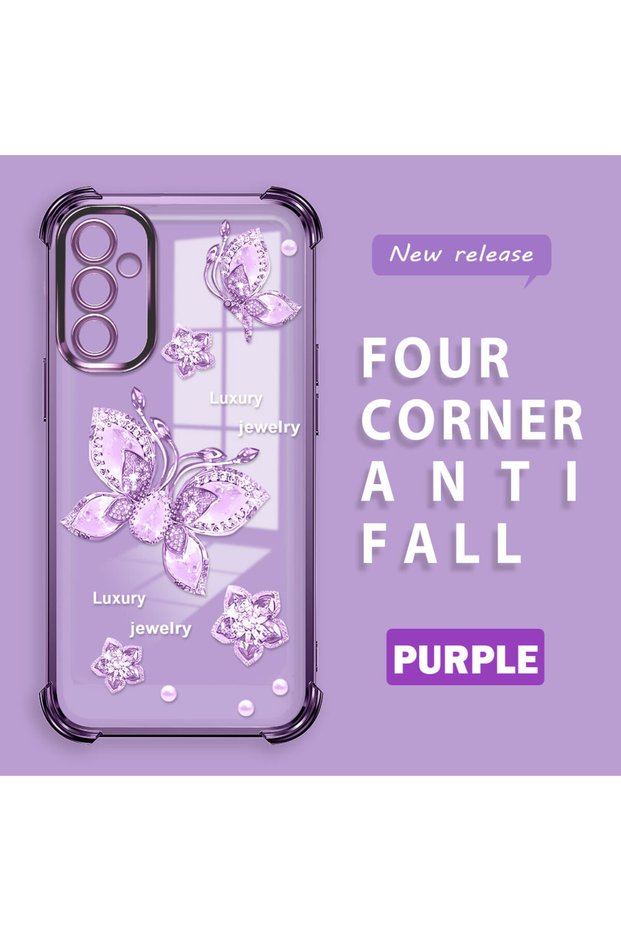 Samsung Galaxy M23 Compatible Transparent Back Four-Corner Reinforced Impact Protection Silicone Case