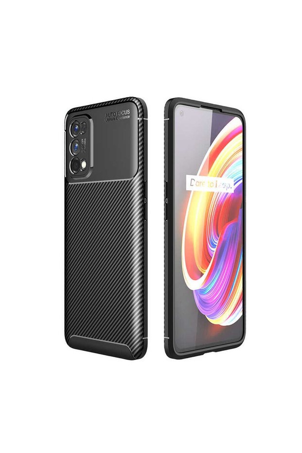 Case Carbon Design Cover for Realme 7 Pro Mobile Phone