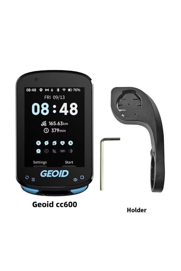 CC600 Computer Set1 GEOID CC600 Color Screen Bike Computer Smart Navigation GPS Wireless Bicycle Spe
