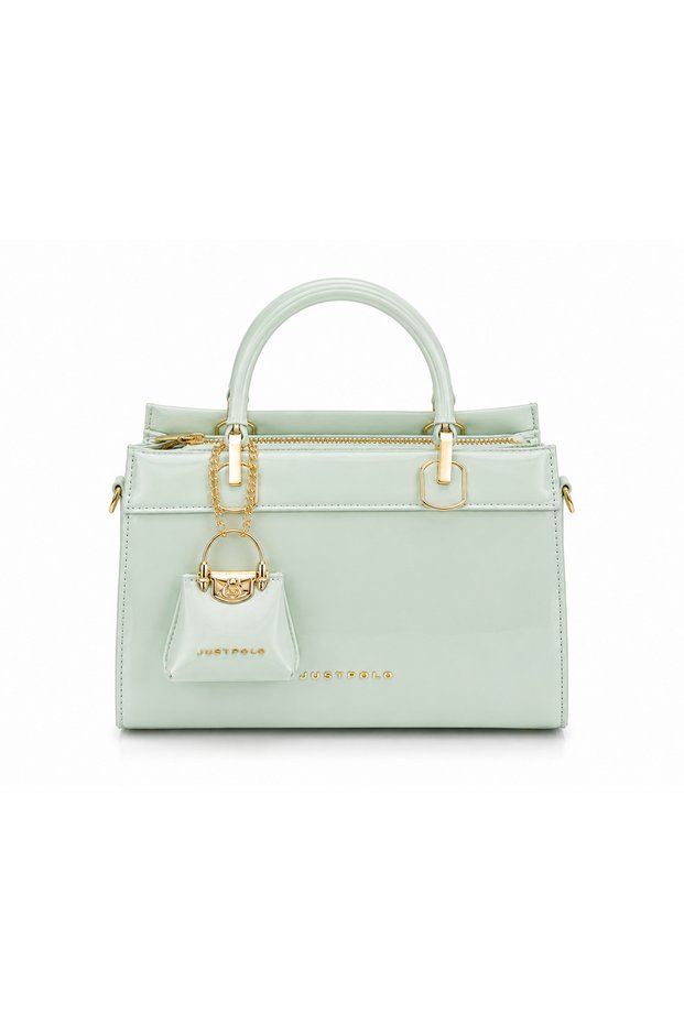 Large Internal Volume Multi-Compartment Women's Hand and Shoulder Bag