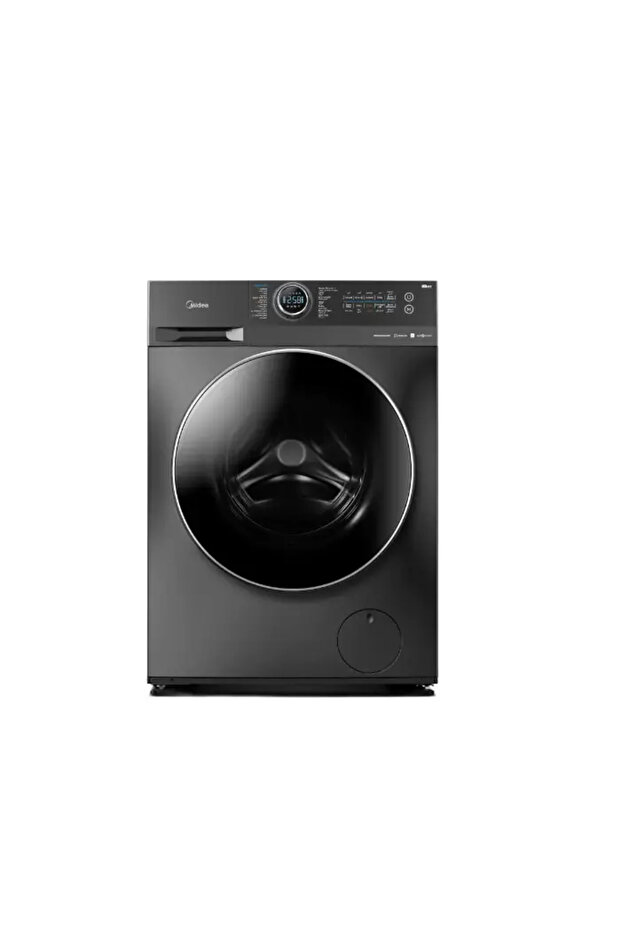 ميديا غسالة فتحة امامية 10 كيلو انفرتر – فضي MF200D100W/T-SA