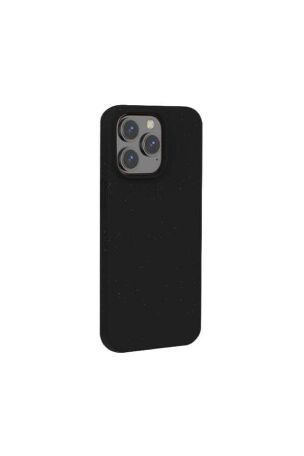Case compatible with iPhone 15 Pro, silicone, Black - black