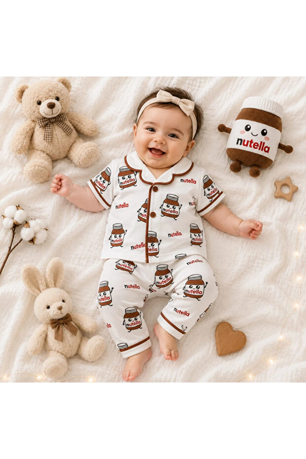 Nutella Printed Pajama Set