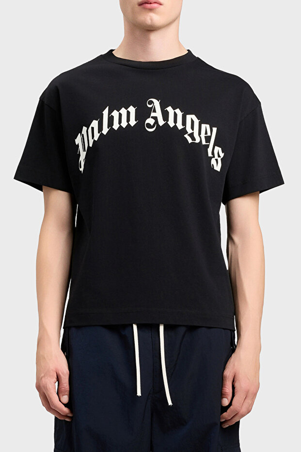 100% Cotton Logo Printed Regular Fit Crew Neck t Shirt Men's t Shirt Pmaa109S26Jer00
