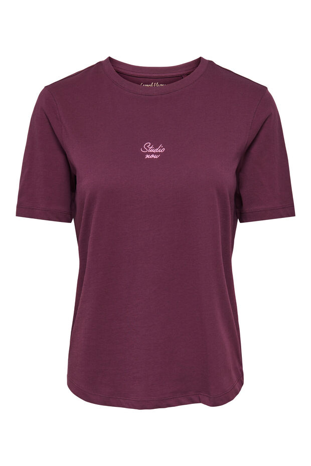 Onlhappy Short Sleeve O-Neck T-Shirt Embroidered Cc Jrs