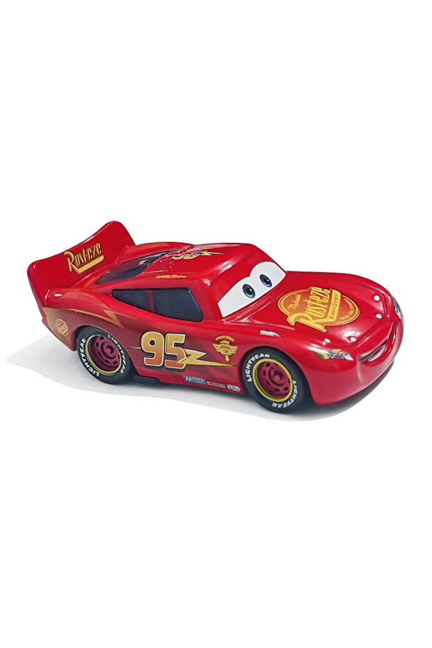 002 Pixar Cars Lightning McQueen Hudson Hornet Piston Cup Racer Version Metal Die Casting Model Car